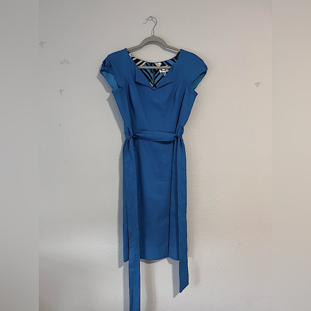 || MILLY VINTAGE DRESS || FORMAL || BLUE ||